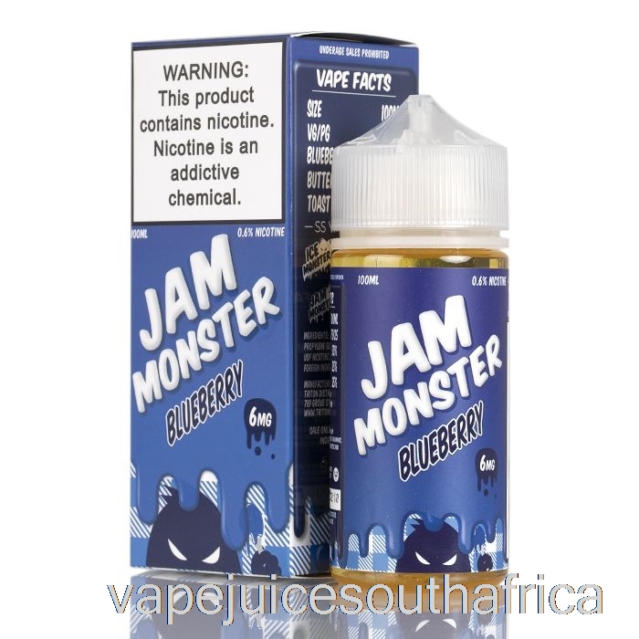 Vape Juice South Africa Blueberry - Jam Monster - 100Ml 0Mg